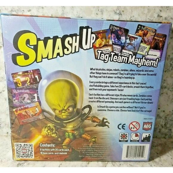 Smash Up Board Game Core Set NEW & SEALED AEG Shuffle Building Paul Peterson - Picture 2 of 4